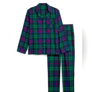 Matching Plaid Flannel PJ Set- Size 2X